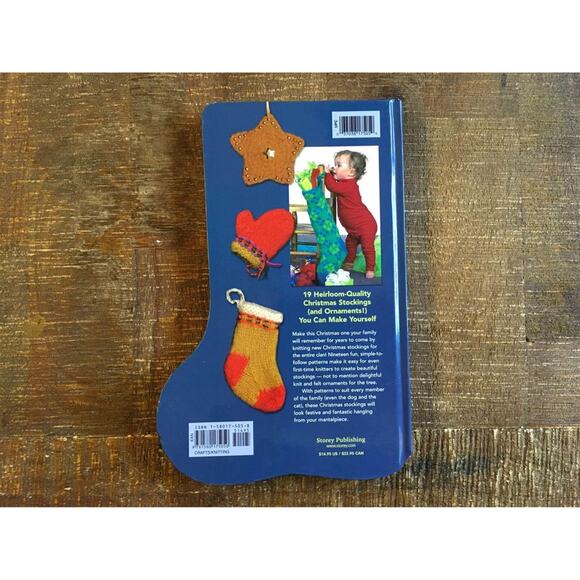 Knit Christmas Stockings Knitting Pattern Book 19 Projects Ornaments - Picture 8 of 8